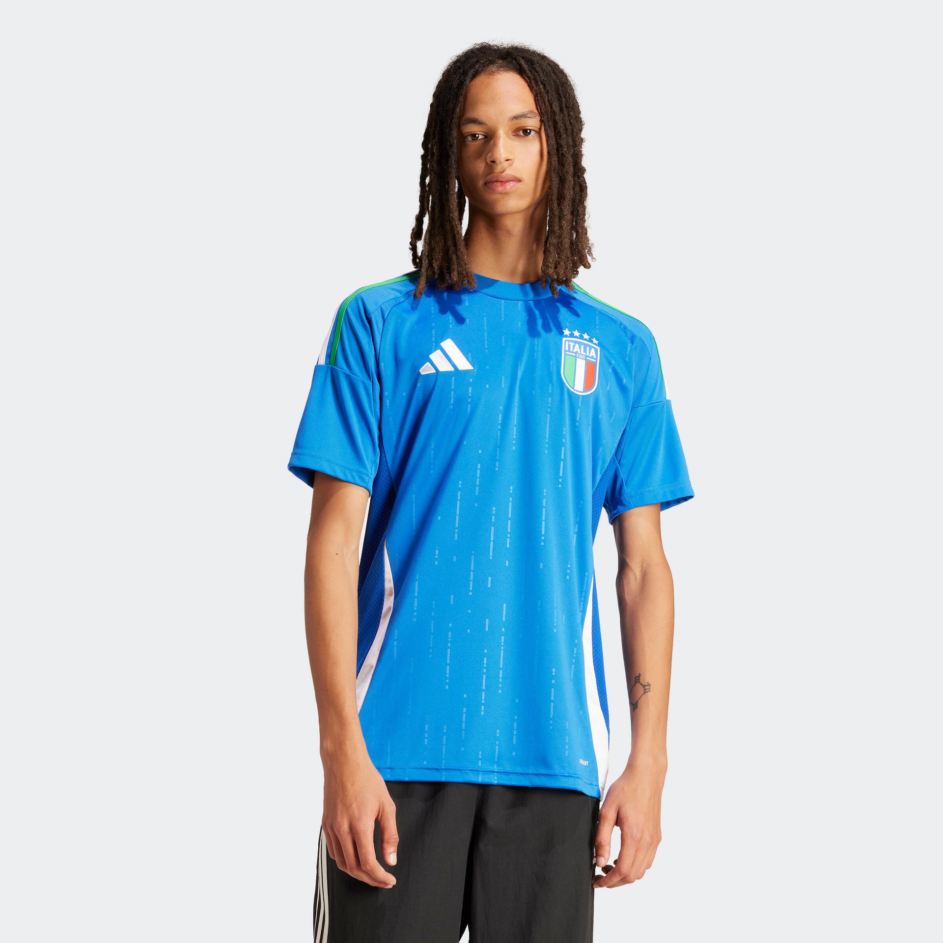 Męska Koszulka z krótkim rękawem ADIDAS FIGC H JSY IN0657 – Niebieski