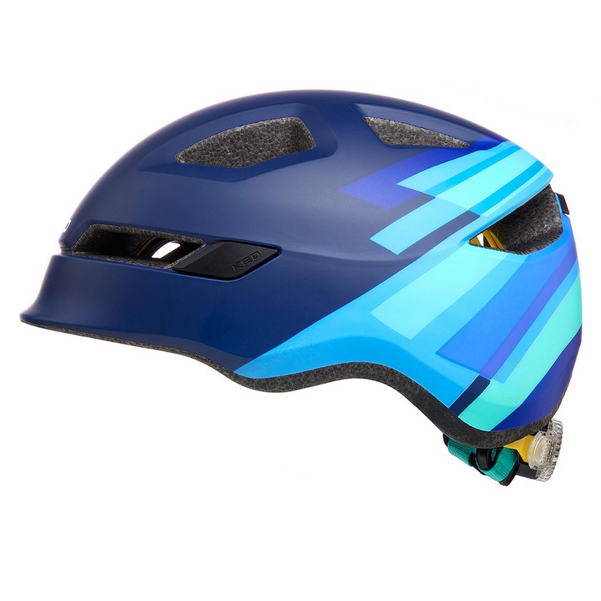 Dzieci - kask rowerowy POP II Lite, niebieski