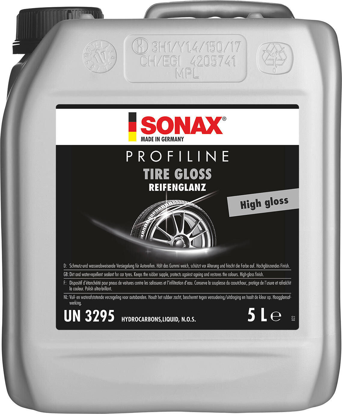 SONAX PROFILINE Nabłyszczacz do opon, 5 ltr