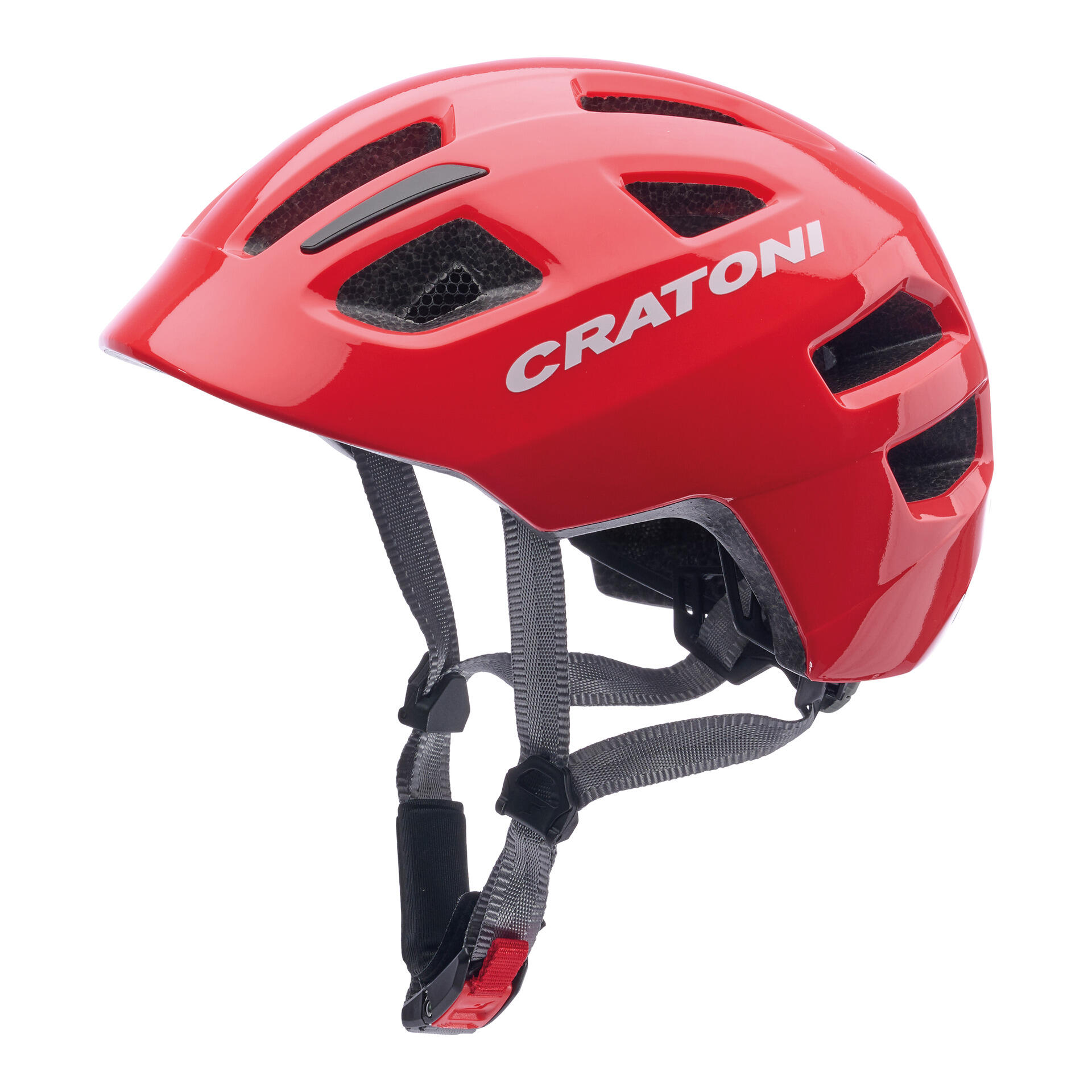 Kask dziecięcy Maxster, czerwony