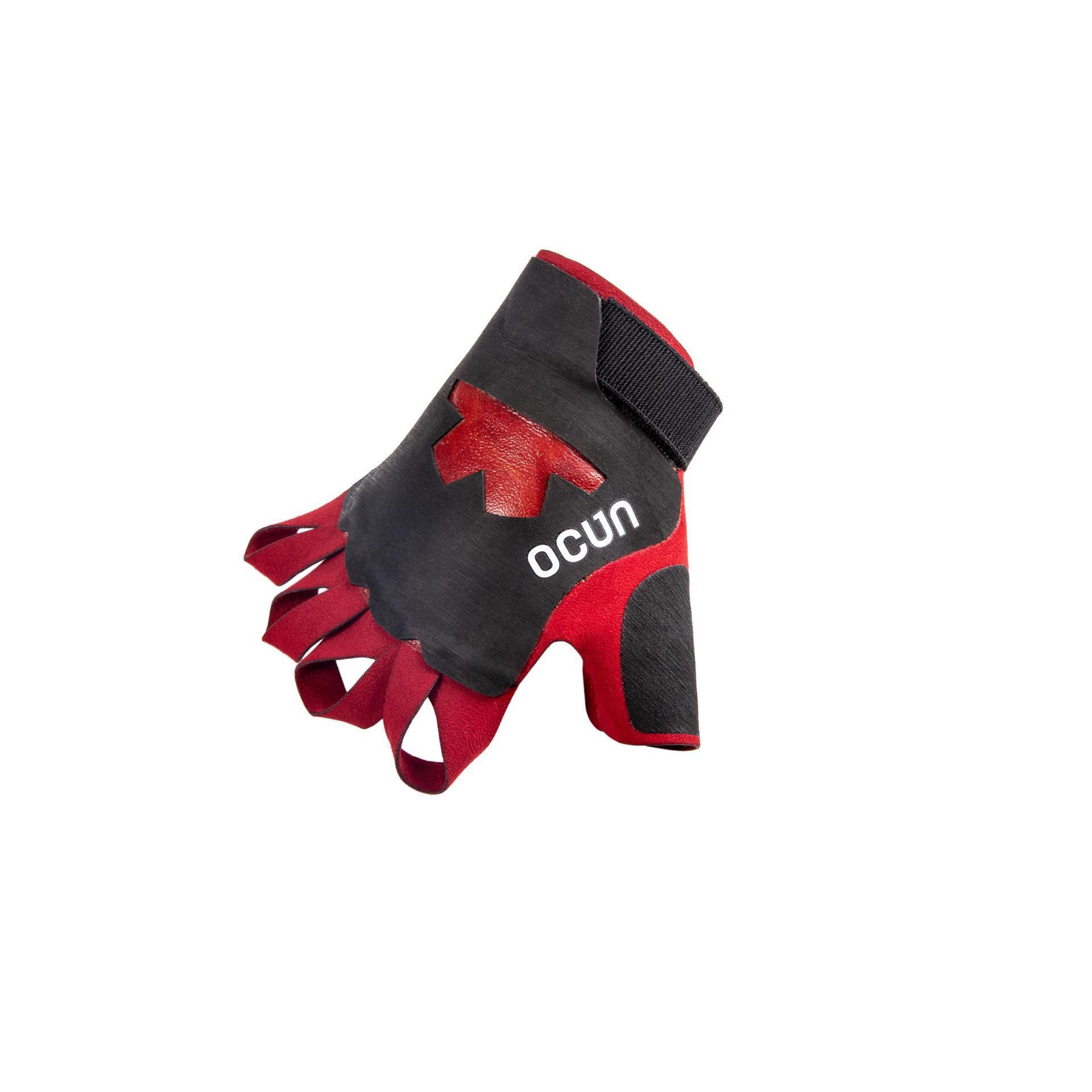 Rękawiczki do wspinaczki w rysach Ocun Crack Gloves Pro - red