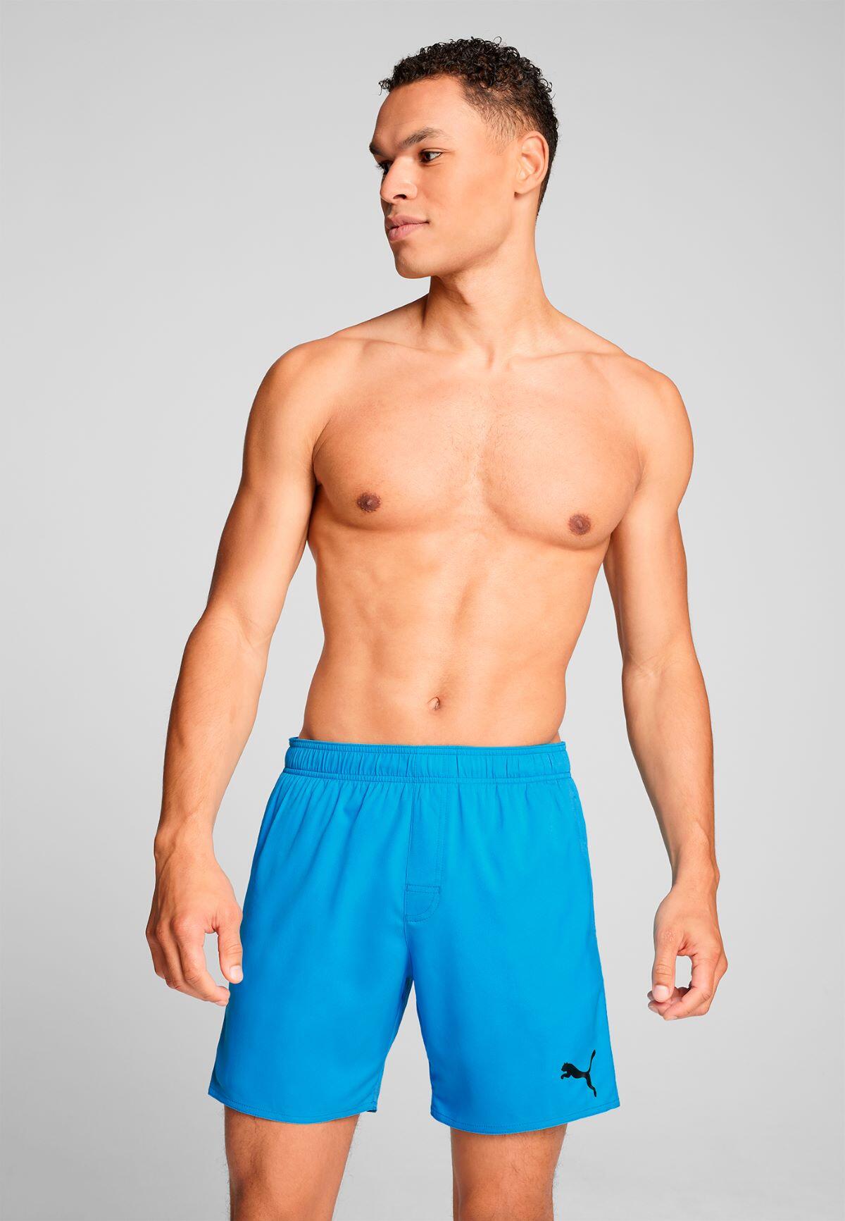 Szorty kąpielowe męskie Puma, Mid Shorts, Speed Blue