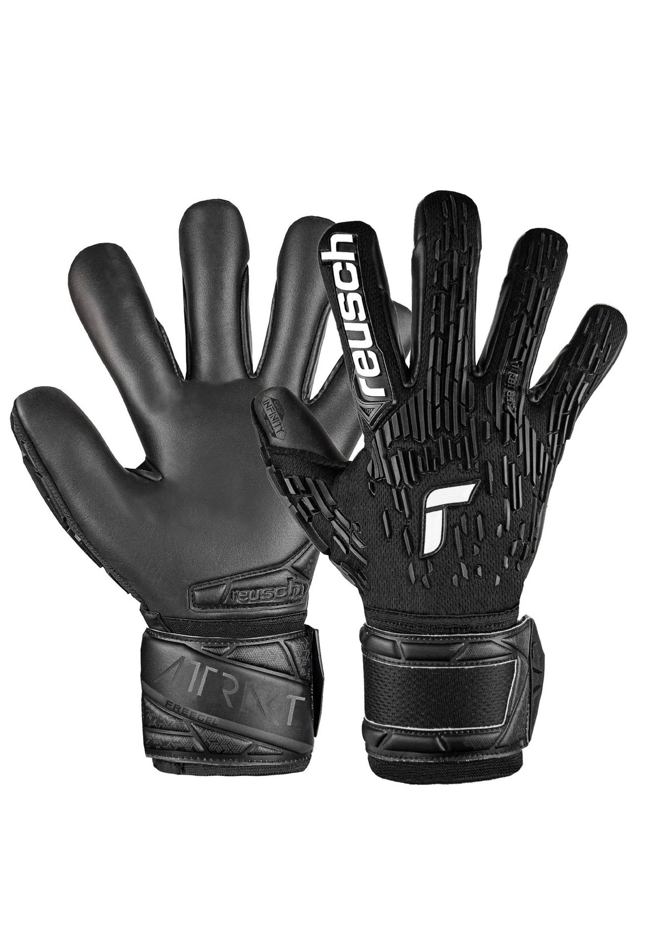 Rękawice Reusch Attrakt Freegel Infinity 54 70 735 7700 czarny 8