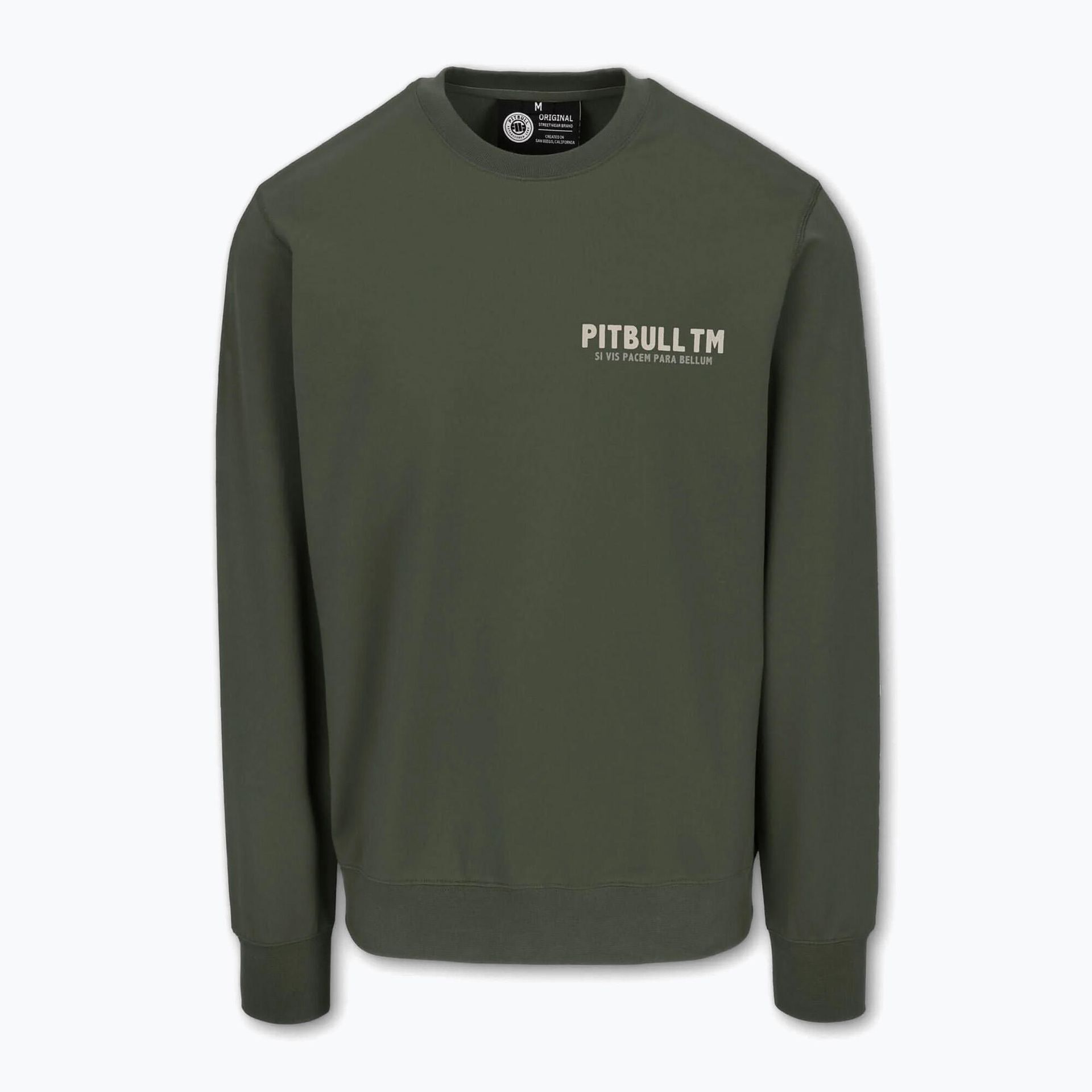 Bluza PITBULL Tricot Terry 280 Para Bellum '25 - Old Green S