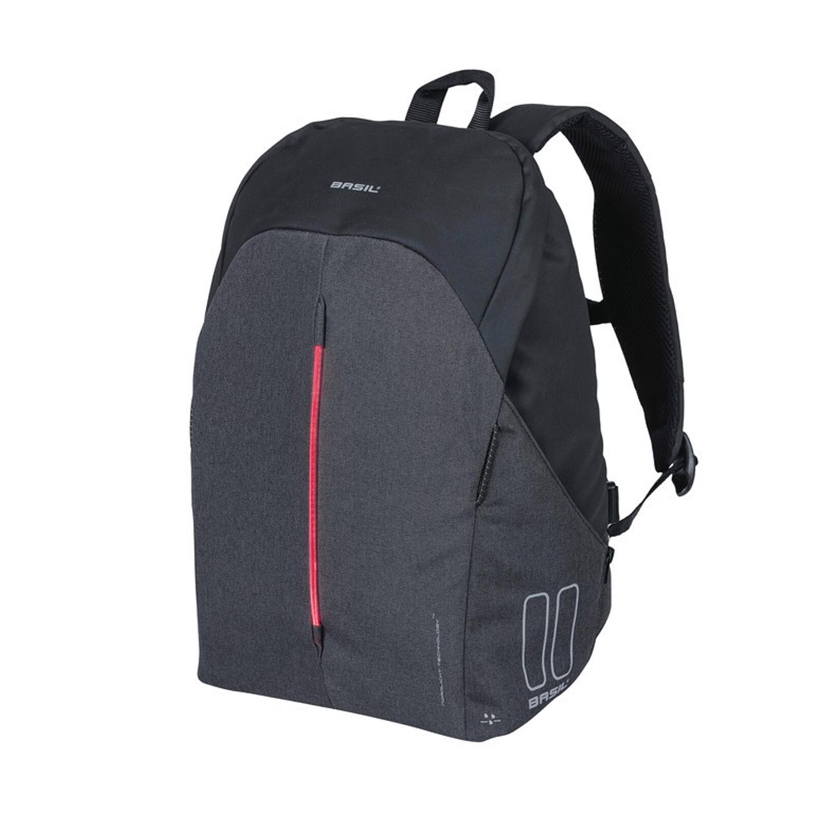Basil Basil B-Safe Nordlicht Commuter Bicycle Backpack Women, black  2021 Plecaki szkolne i turystyczne 18091