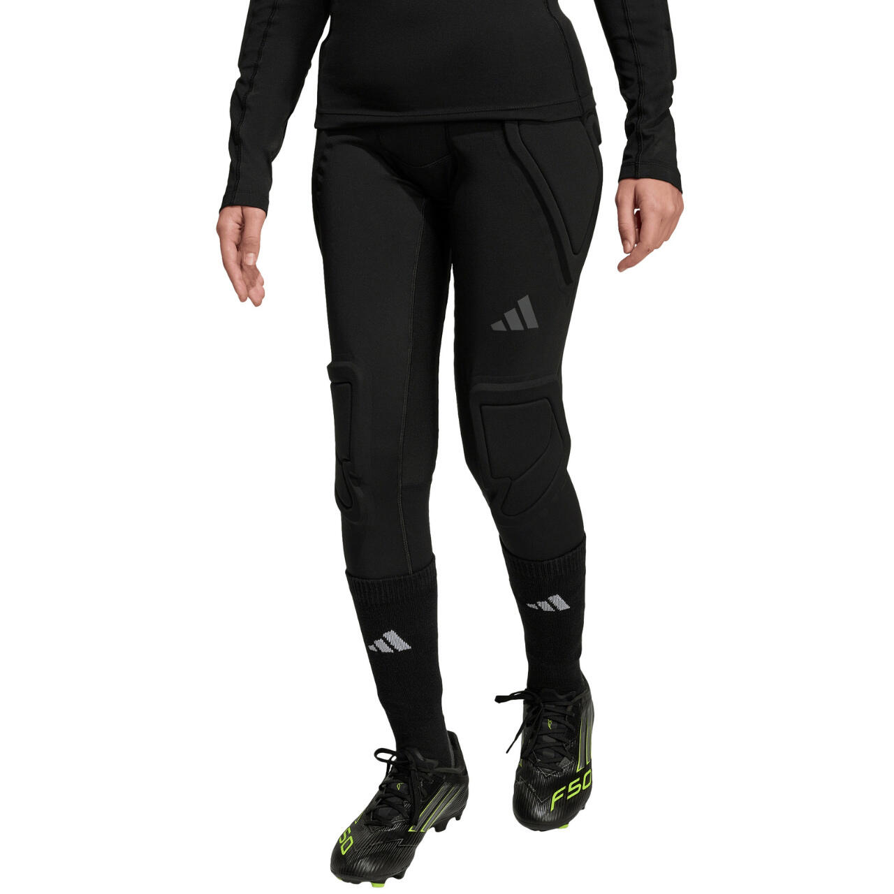 Legginsy bramkarskie dziecięce adidas Padded Baselayer Long Tight
