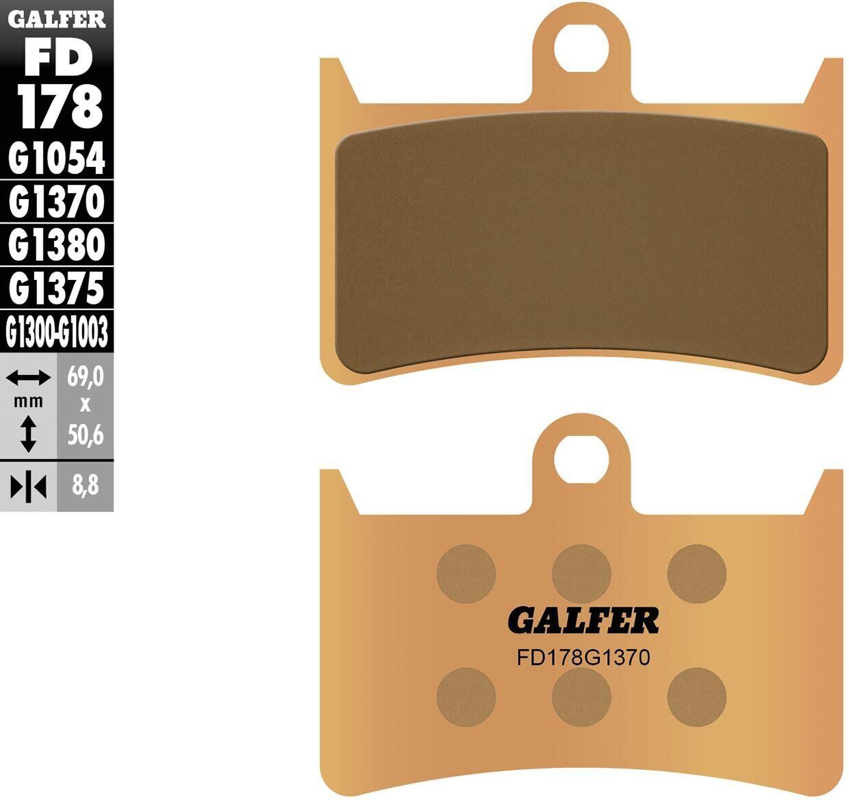 GALFER FD178 klocki hamulcowe spiekane
