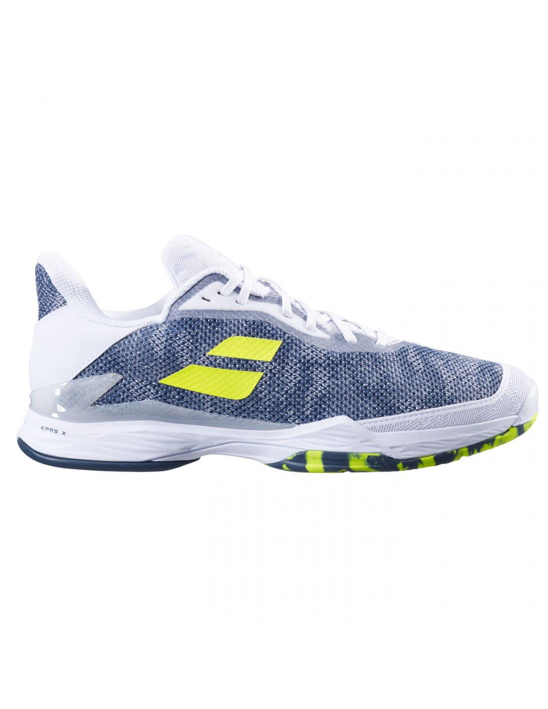 Buty tenisowe męskie Babolat Jet Tere clay men white/dark blue 44