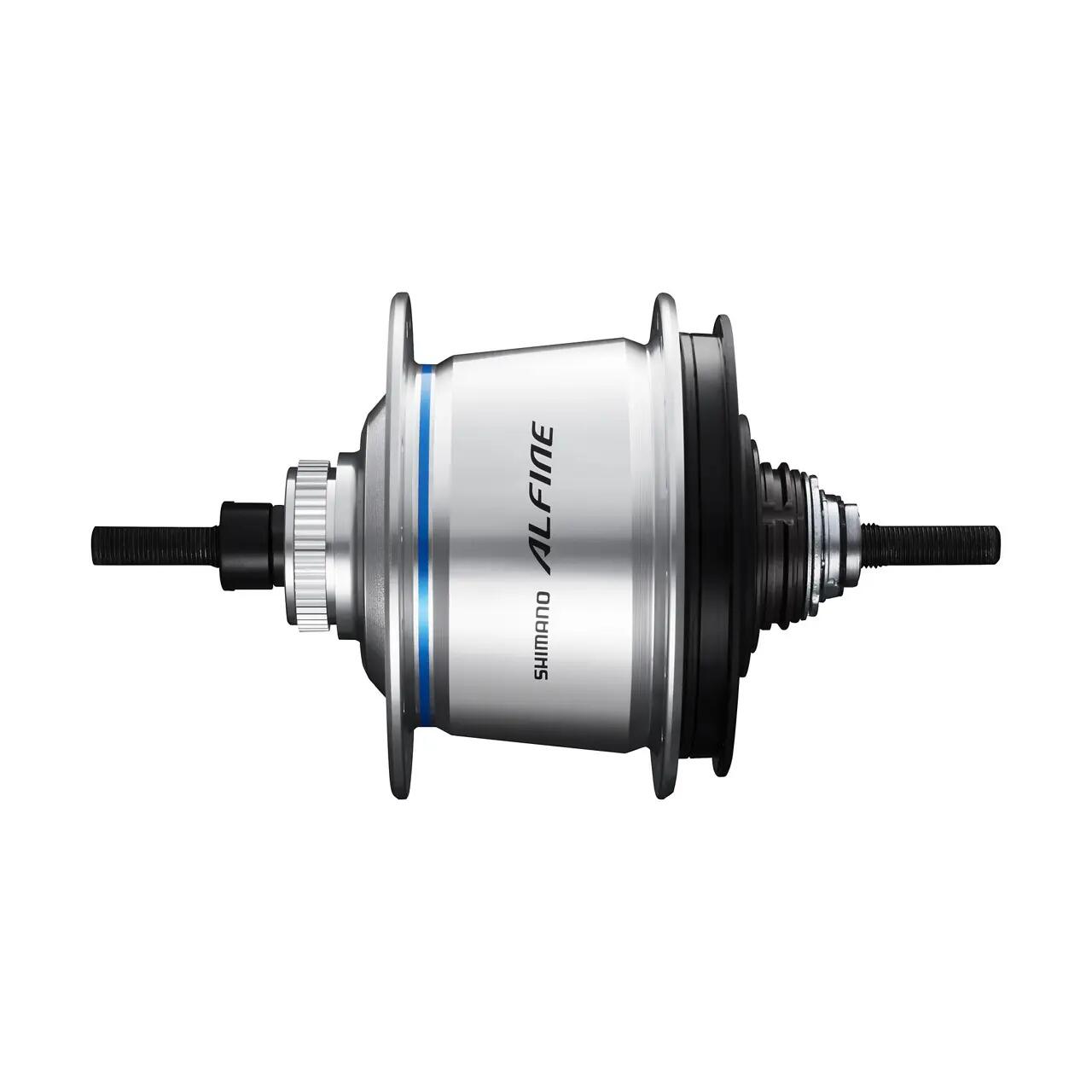 Shimano alfine DI2 SG-S7051 8 przekładnia piasta 8 Gang Disc Center-Lock wersja czarna 36 otworów 2017 piasty do roweru ISGS70518AL