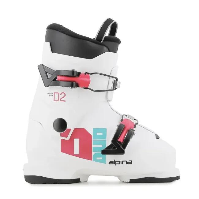 Buty narciarskie ALPINA Duo 2 GIRL, Biały, Dziecięce