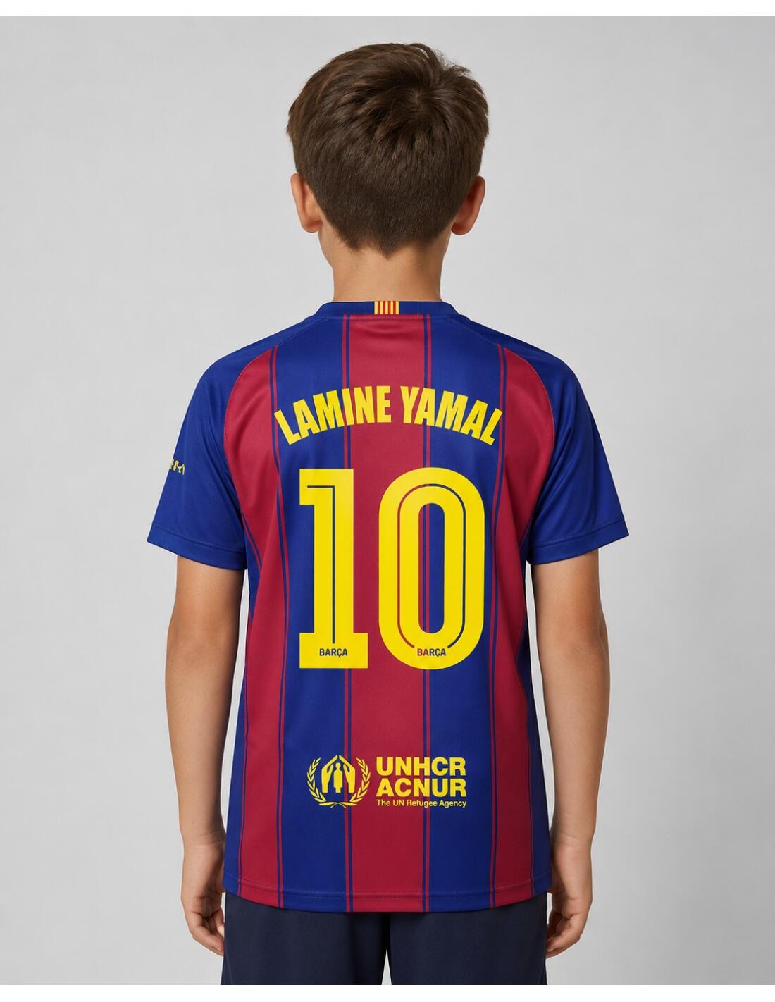 Koszulka domowa dla dzieci Lamine Yamal FC Barcelona 25/26