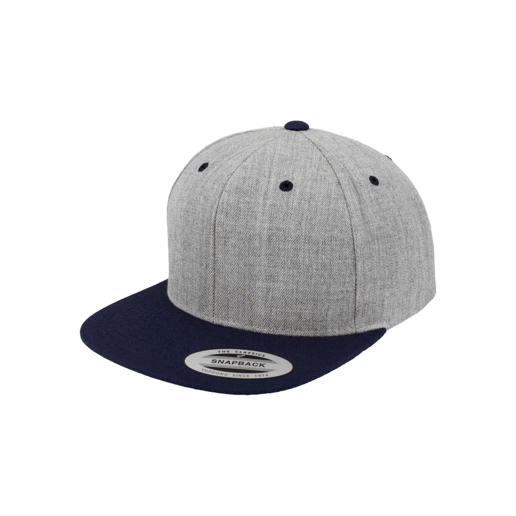 Royal Flexfit Classic Snapback czapka z daszkiem, 2 kolory, wielokolorowa, jeden rozmiar 6089MT-00723-0050_heather/royal_one size