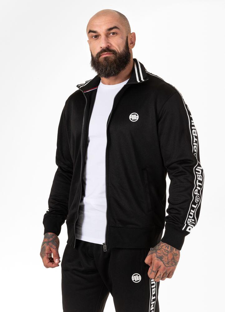 Bluza rozpinana Pit Bull Oldschool Polly-Terry Tape Logo '24 - Granatowa XXL