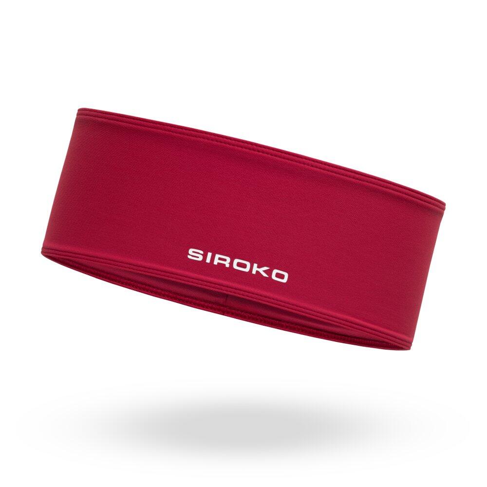 Kolarska opaska na głowę Siroko HB Thermal Burgundy