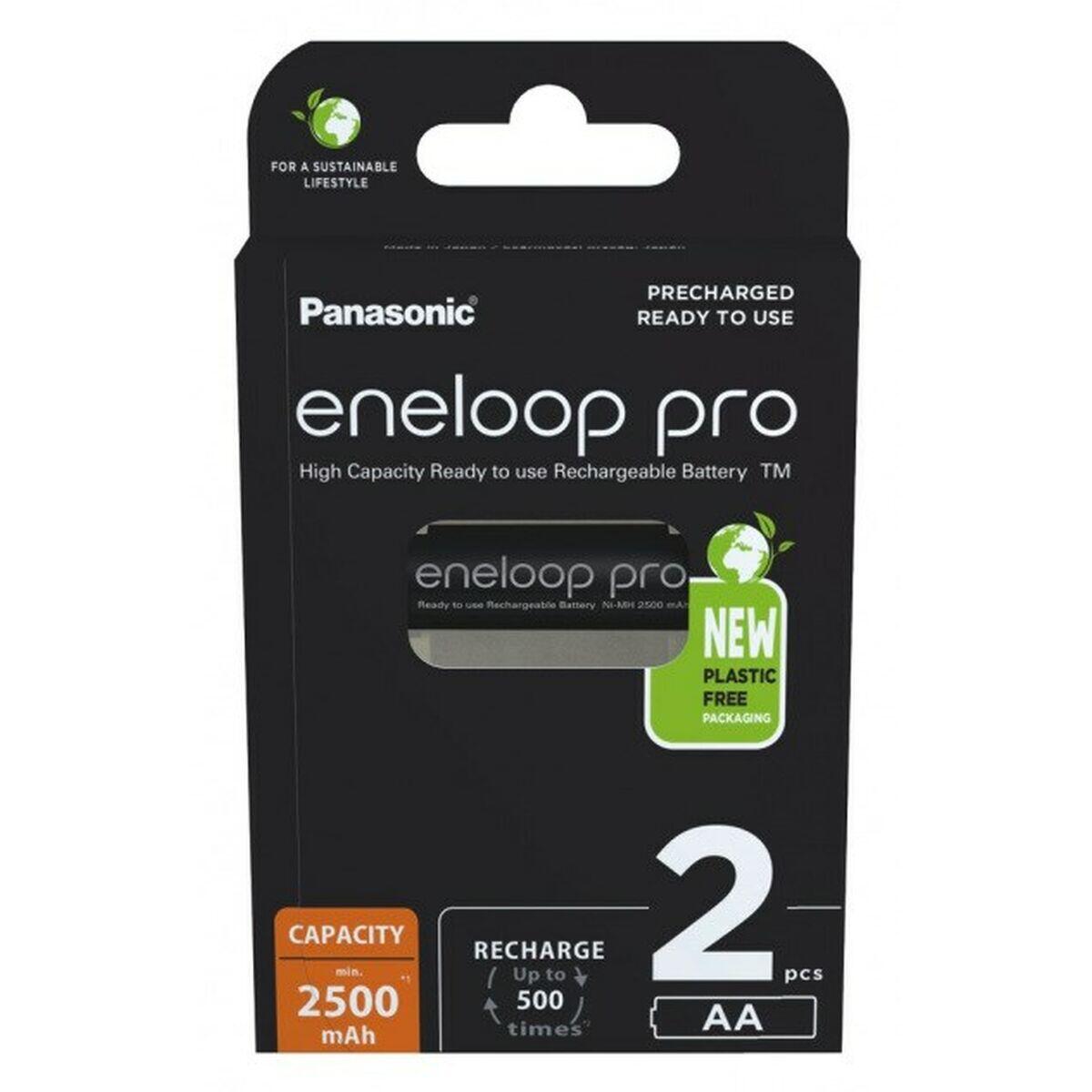 Panasonic Eneloop Pro R6/AA 2500 mAh 2 szt blister BK-3HCDE-2BE