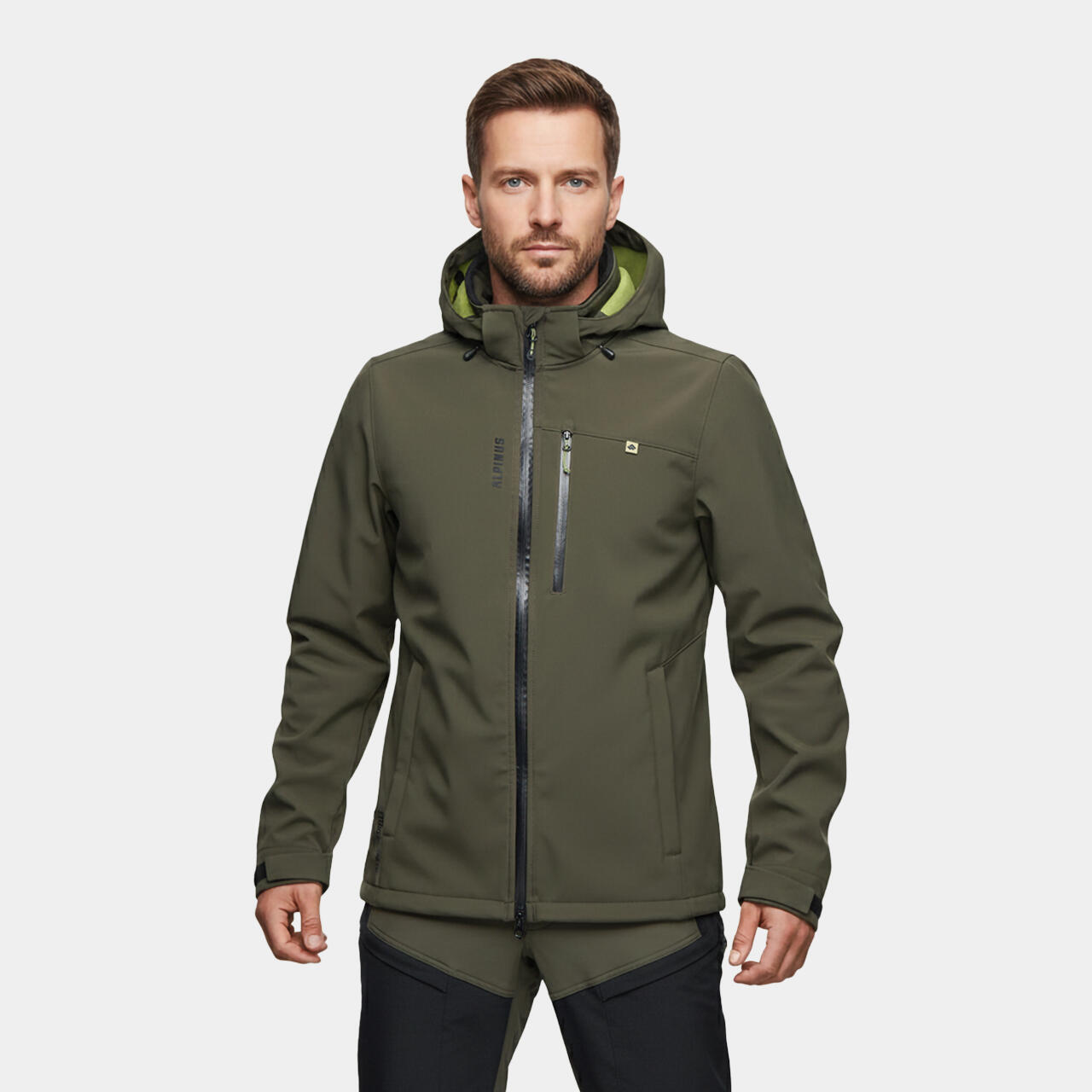 Kurtka Męska Softshell Alpinus Roignais - Oliwkowa S