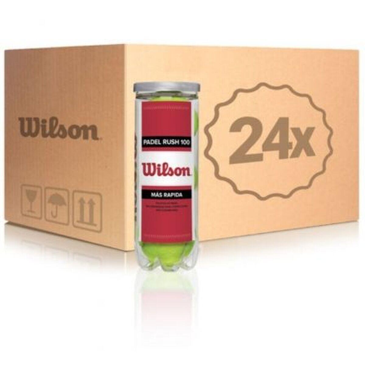 Wilson dorosłych piłki tenisowe padel Rush 100, żółty, NS, wrt13 6500 0887768339241