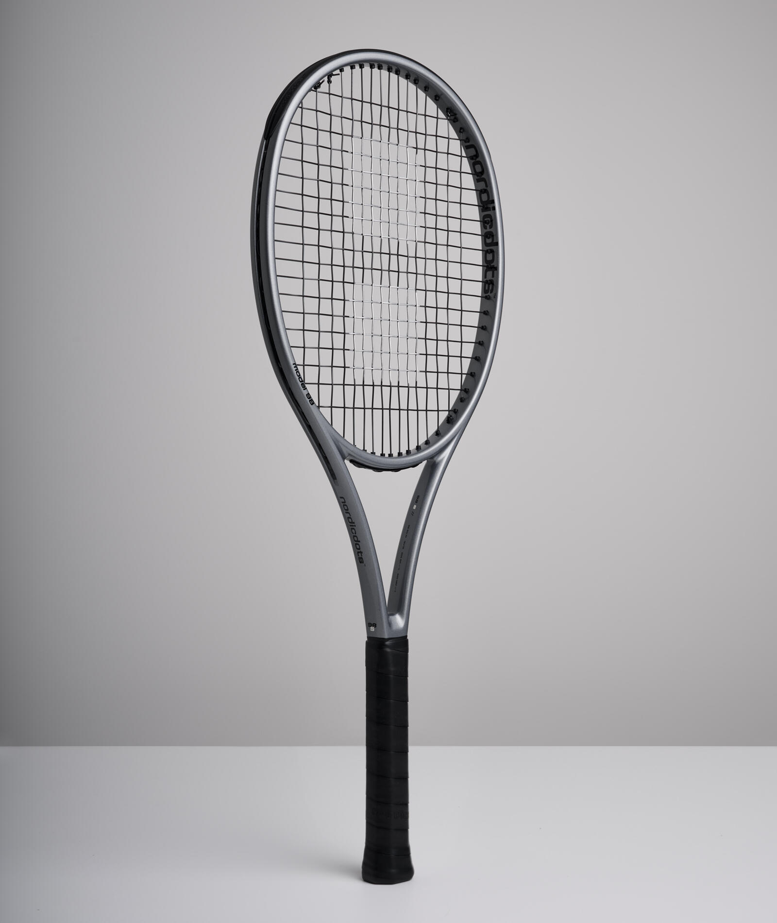 Rakieta tenisowa model 98 S - Stalowy połysk