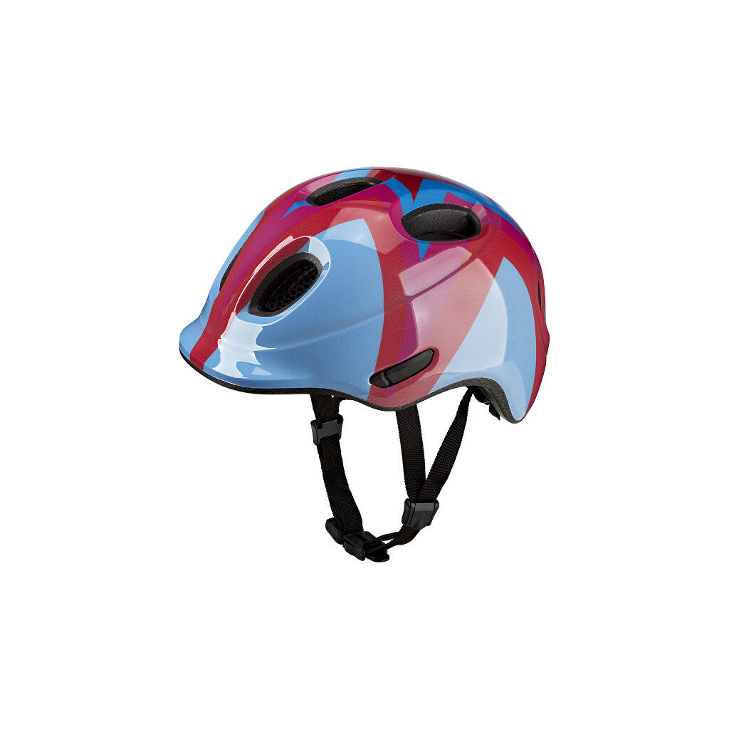 Kask dziecięcy MEGGY SPARK Starburst Blue Red