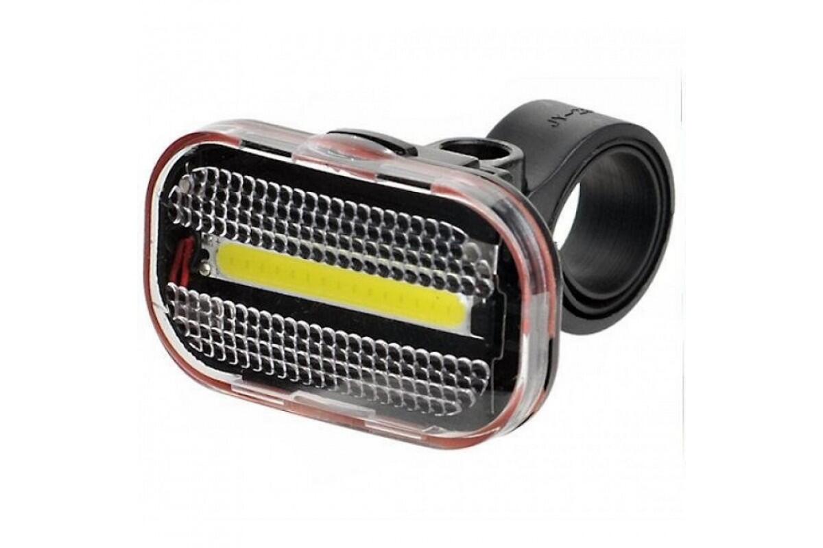 Lampka rowerowa 60 lumenów - LED z odblaskami - Oświetlenie rowerowe