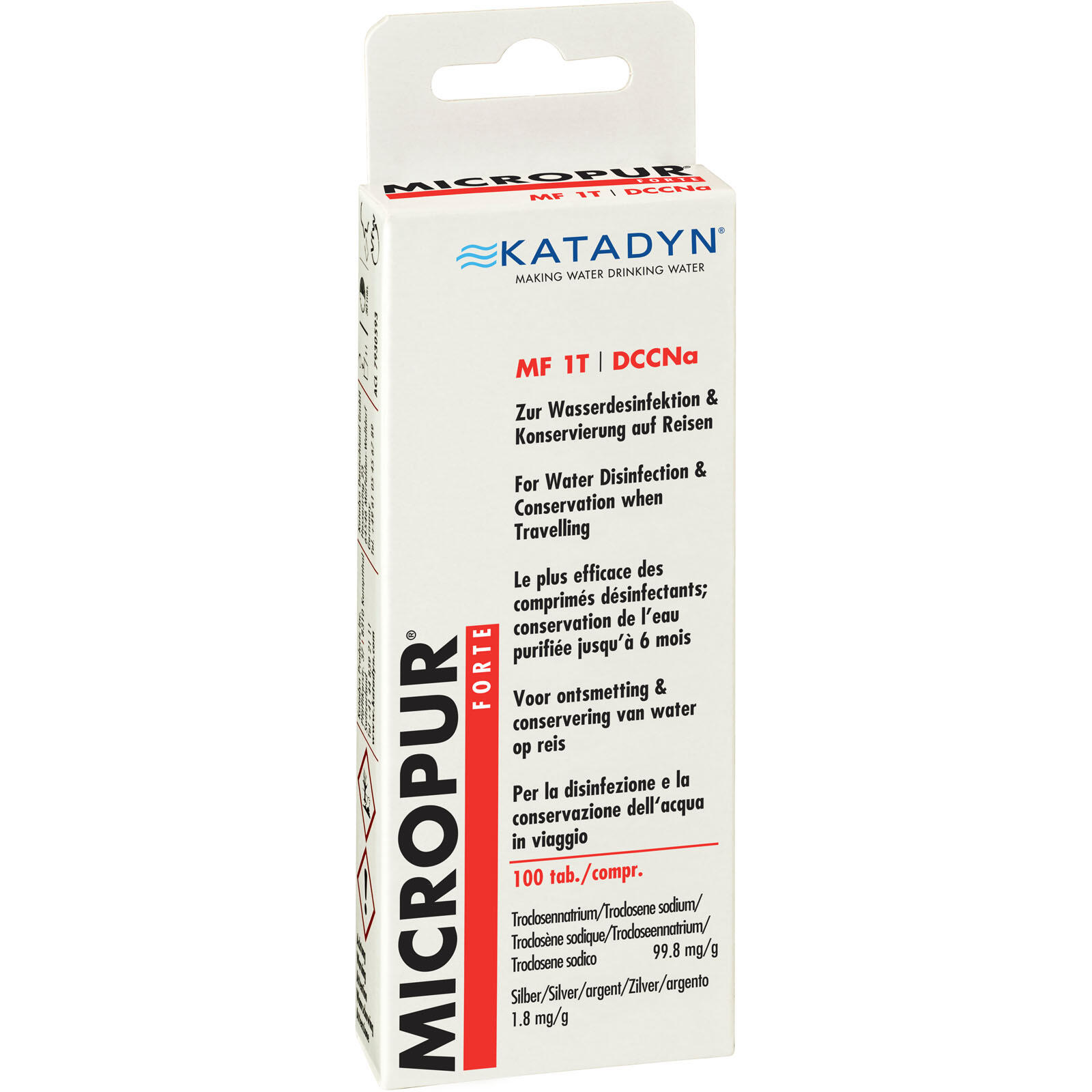 Katadyn Tabletki do odkażania Micropur Forte 100