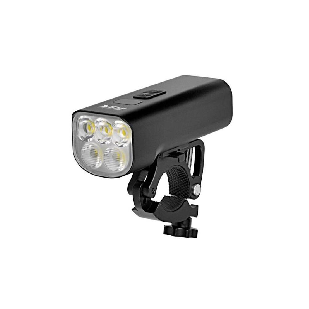 Przednia lampka rowerowa 2400 lumenów - Powerbank - LED - Ładowana przez USB