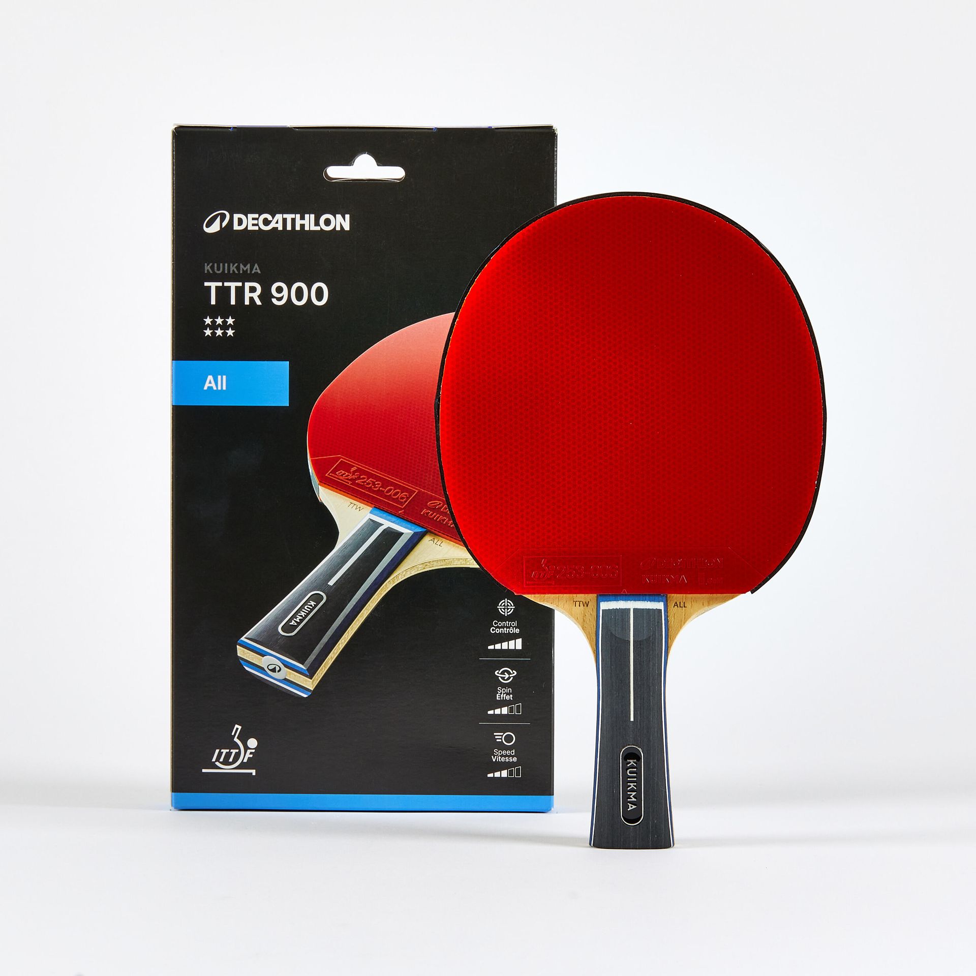 Rakietka do tenisa stołowego Pongori TTR 900 6* wszechstronna ITTF klub