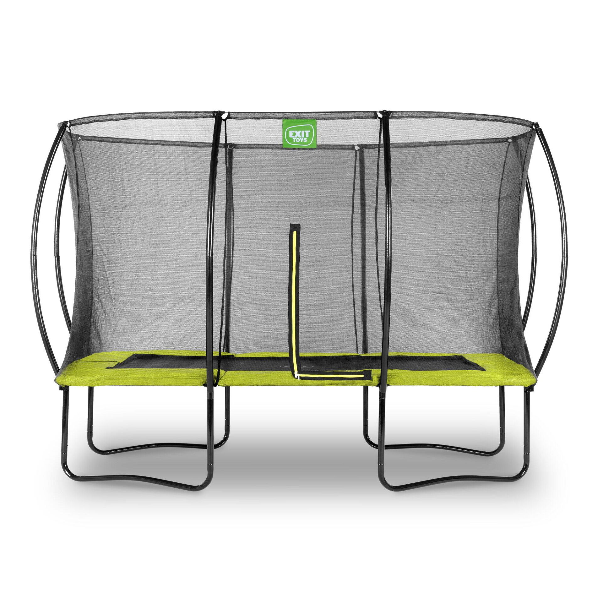 Exit Trampolina ogrodowa Silhouette 244x366cm - Zielona