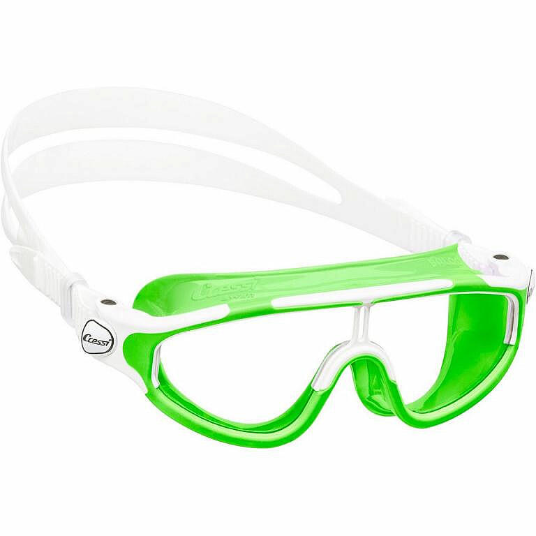 Cressi Baloo Premium nieparujące okulary pływackie dla dzieci - Made in Italy, zielony, jeden rozmiar DE203267