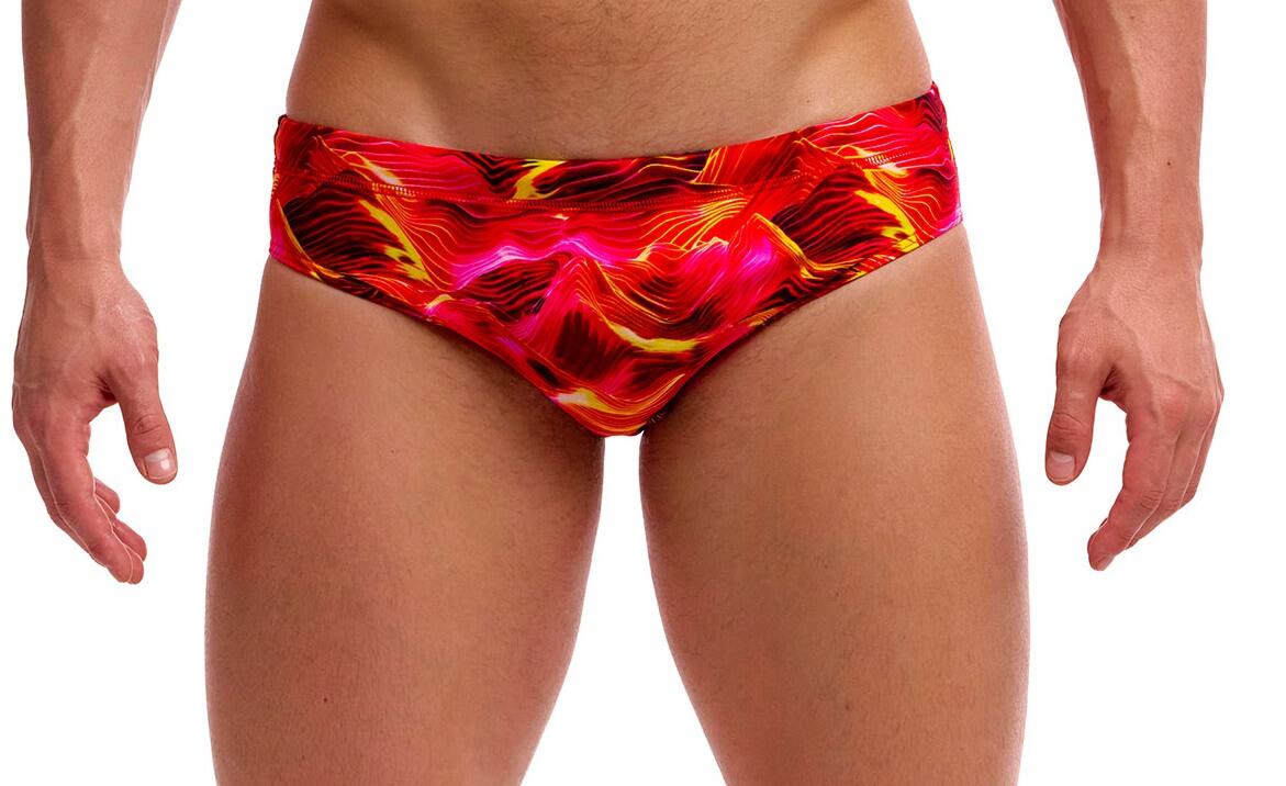 Kąpielówki męskie Funky Trunks Saucy Sonar - slipy