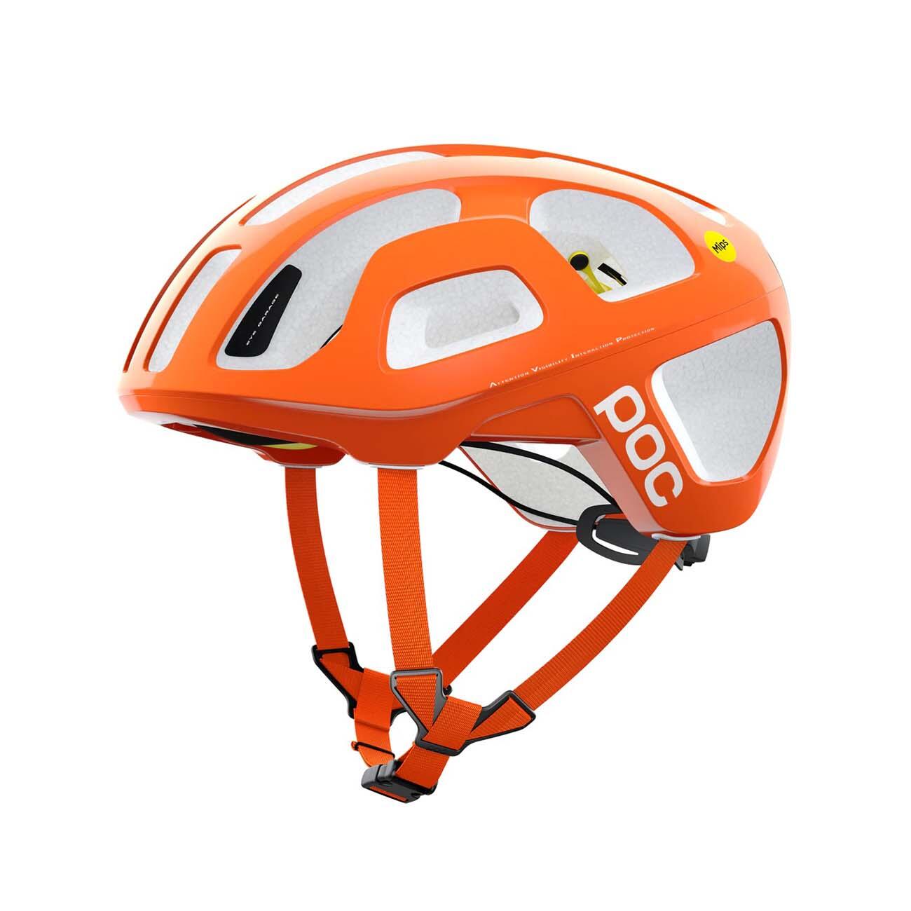 POC Octal MIPS Helmet, pomarańczowy M | 54-60cm 2022 Kaski rowerowe 10801-1217-MED
