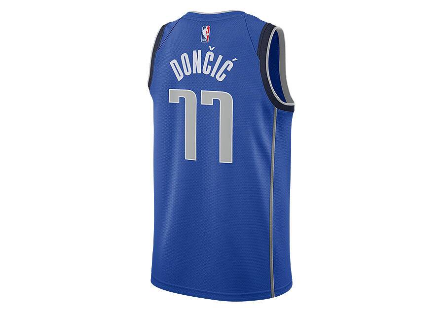 Nike Koszulka NBA Swingman Luka Doncic Mavericks Icon Edition 2020 - Niebieski CW3662-489