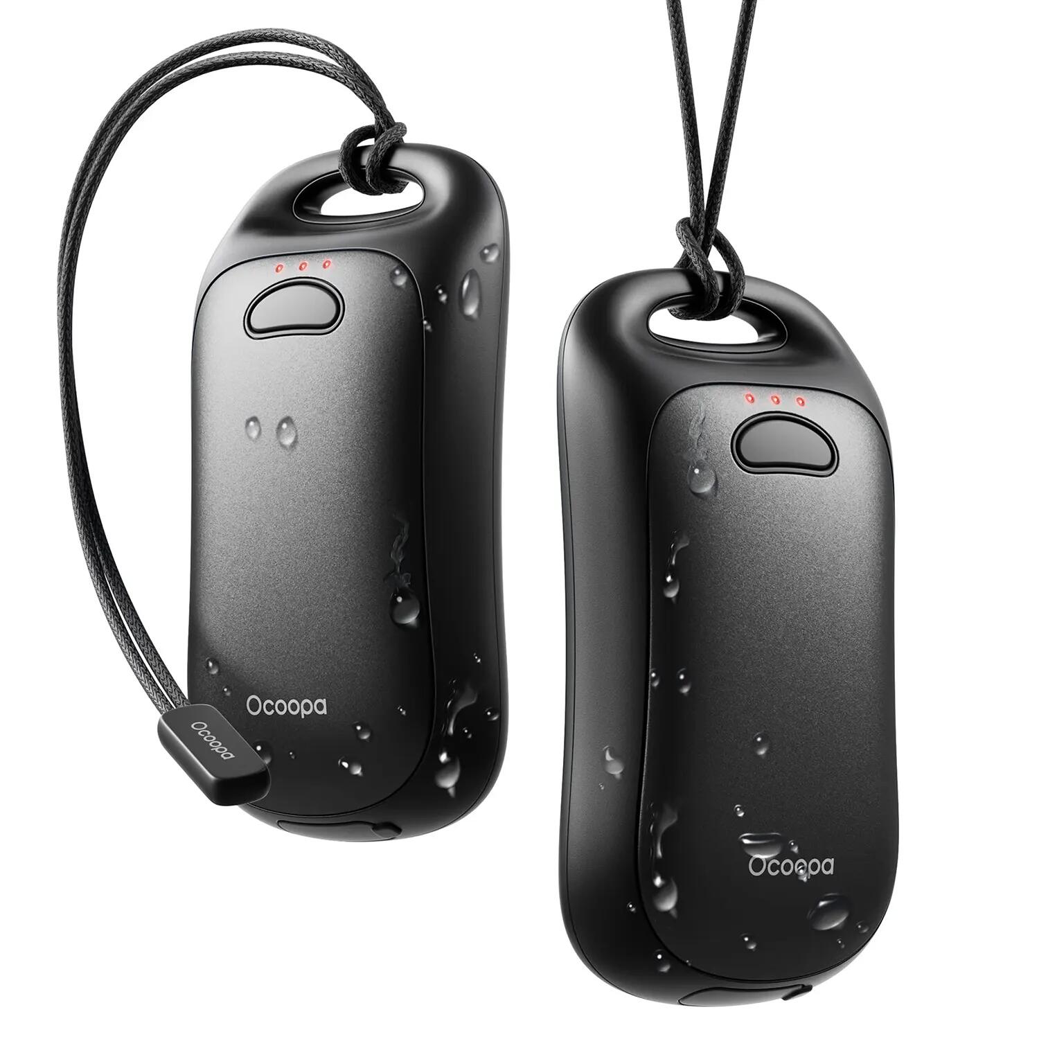 Ogrzewacz do rąk Ocoopa UT4 Urban 2x3000 mAh, USB-C, czarny Ocoopa