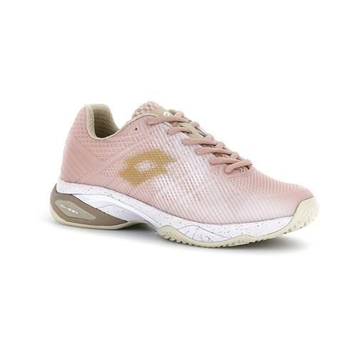 Damskie buty tenisowe Lotto Mirage 300 III Clay W All White/Light Platino EUR 40