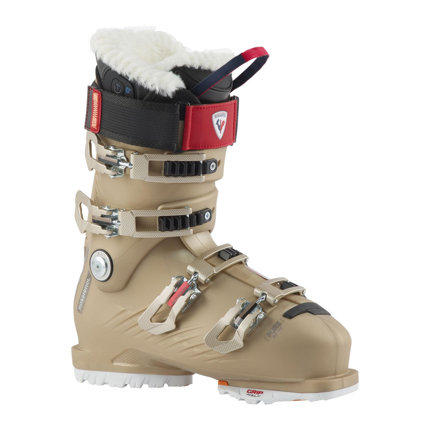 Buty narciarskie damskie Rossignol PURE PRO HEAT GW Metal Gold złoty