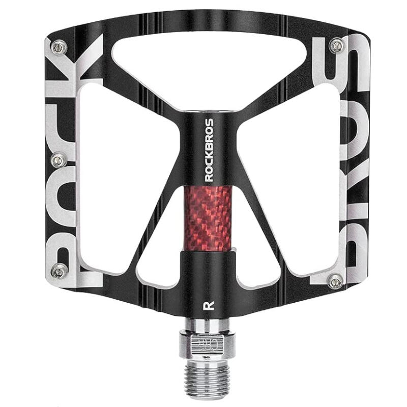 Pedały Rowerowe Platformowe Rockbros Aluminiowe Black