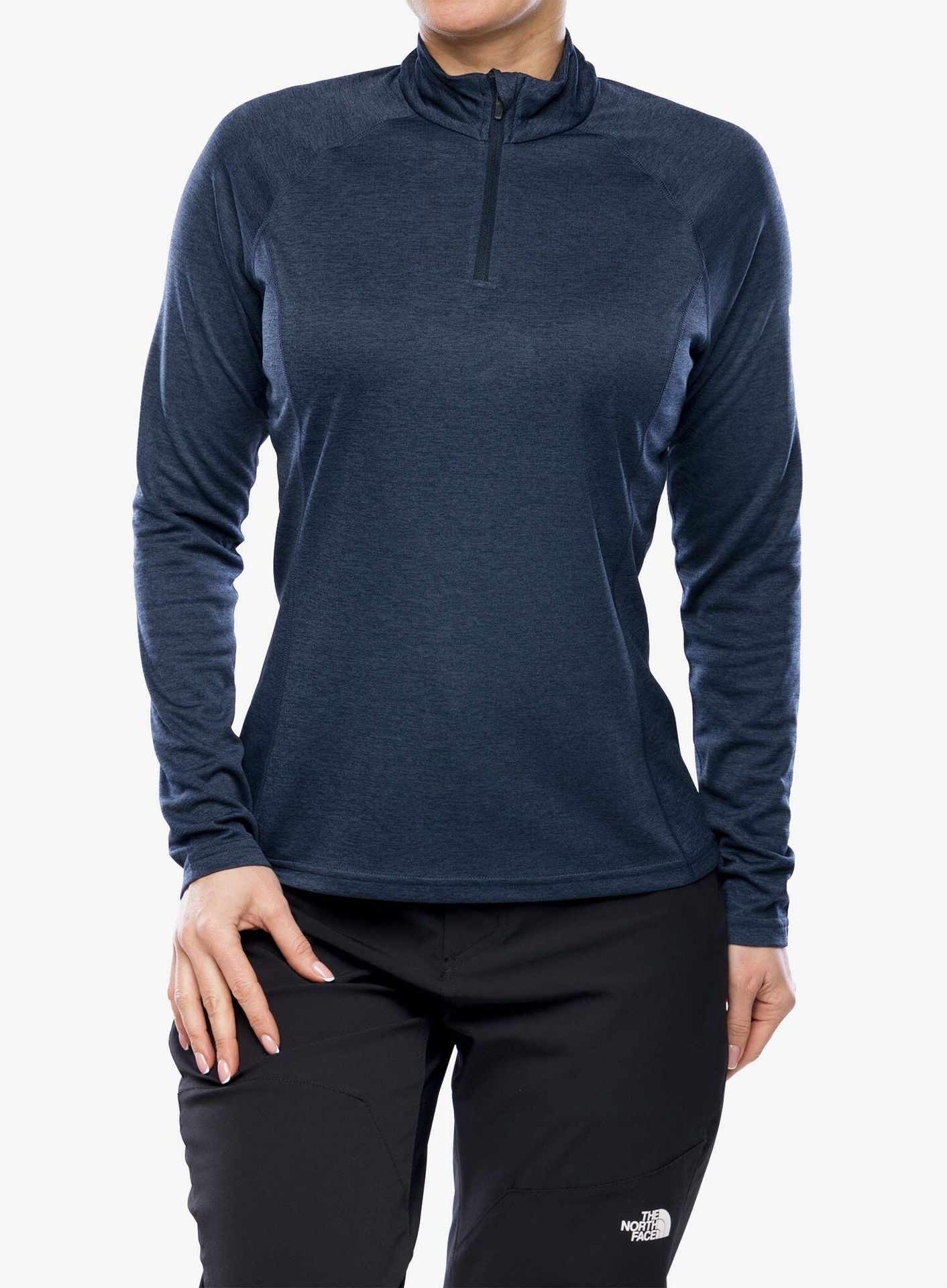 Montane Dart Zip Neck damska bluza termoaktywna - eclipse blue