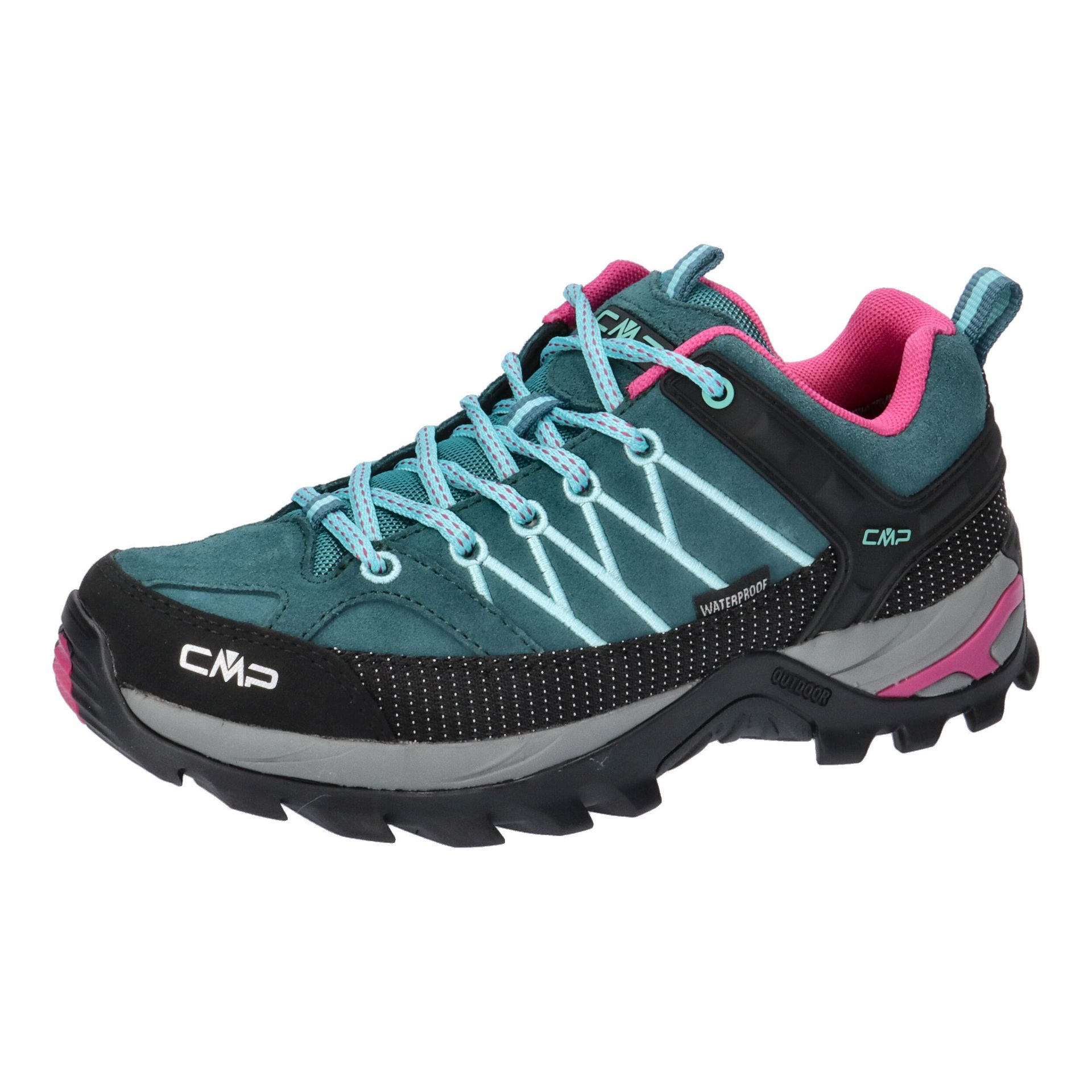 CMP Rigel Wp niskie buty trekkingowe damskie, Deep Lake Acqua, 35 EU