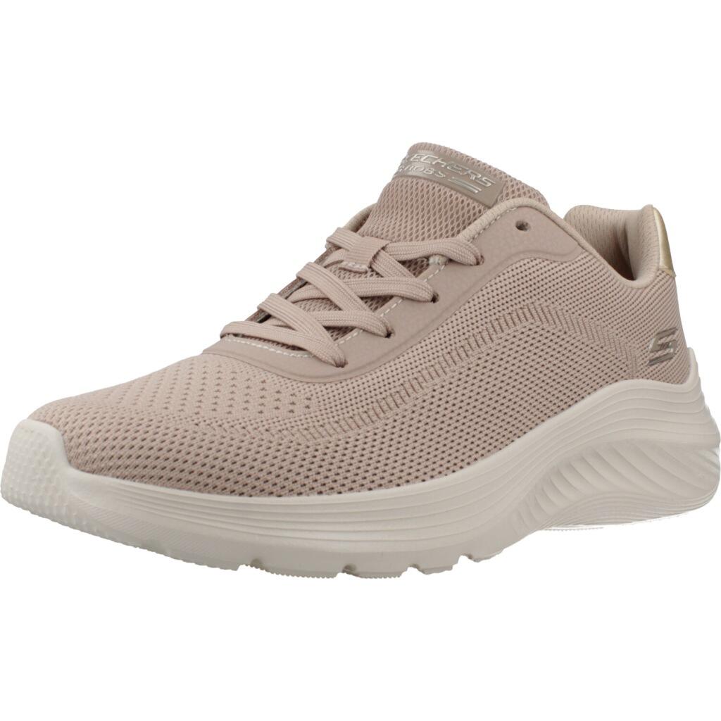Buty SKECHERS BOBS SQUAD WAVES CURRENT Jasnobrązowy