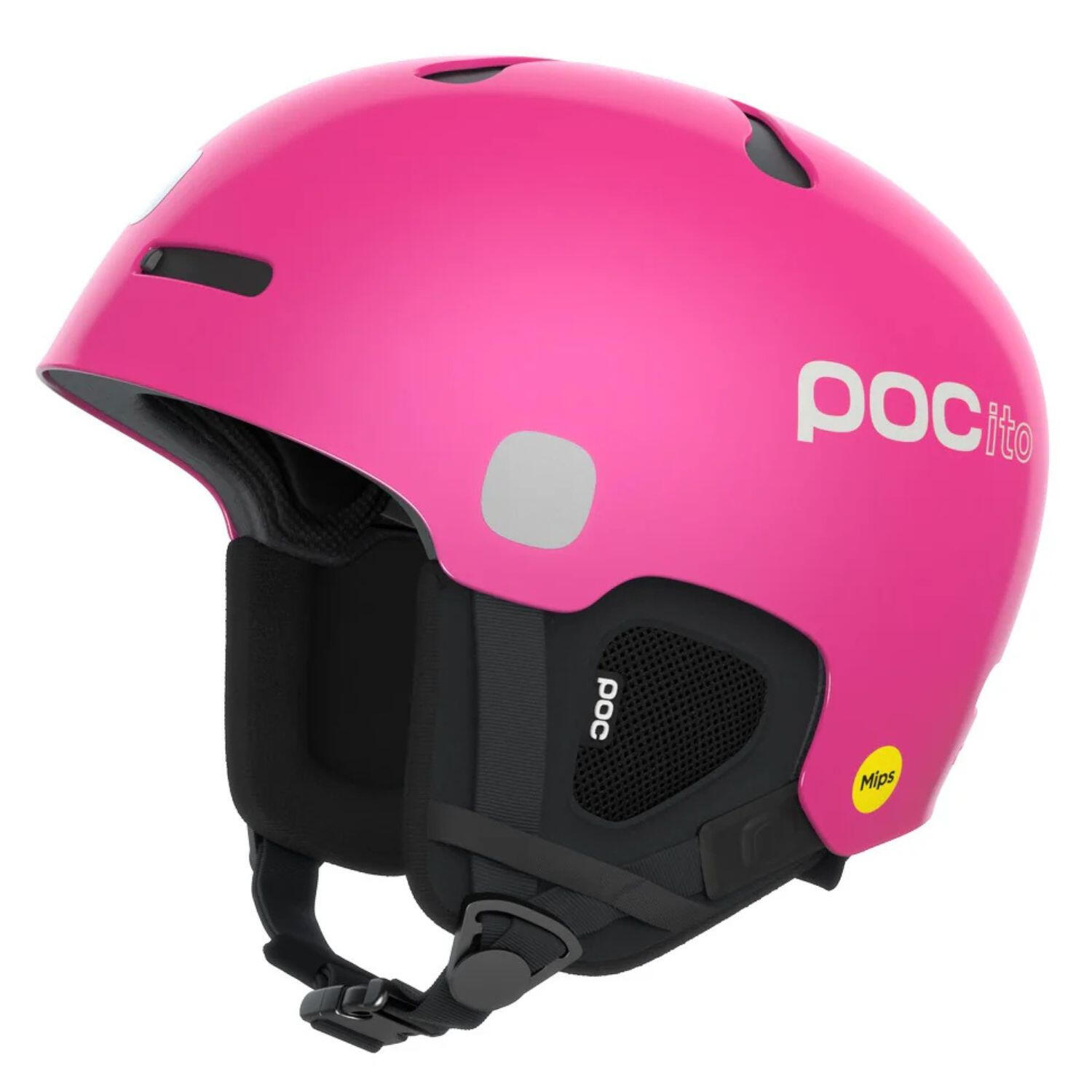 POC POCito Auric Cut MIPS Helmet Kids, różowy XXS | 48-52cm 2021 Kaski narciarskie 10475-9085-XXS