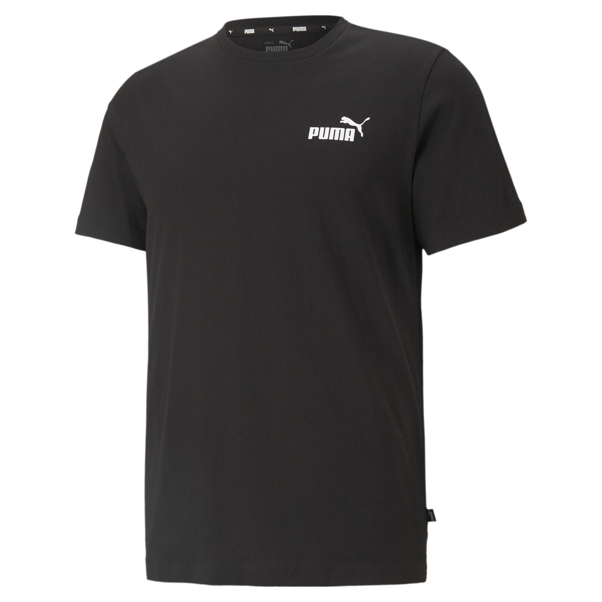 Męska koszulka Essentials z małym logo PUMA Peacoat Blue