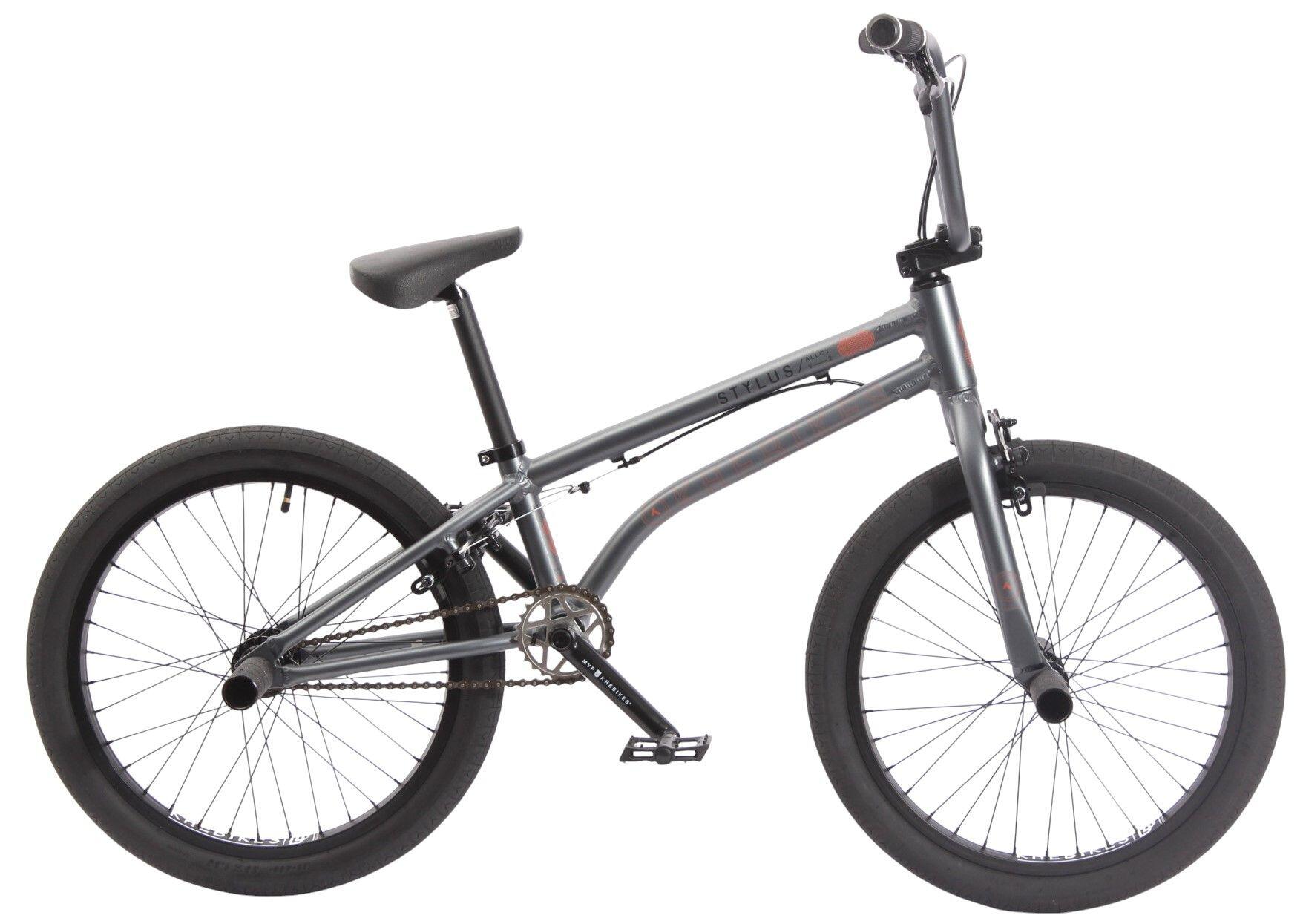 Rower BMX dla dorosłych STYLUS V2 srebrny 20 cali 8,9 kg