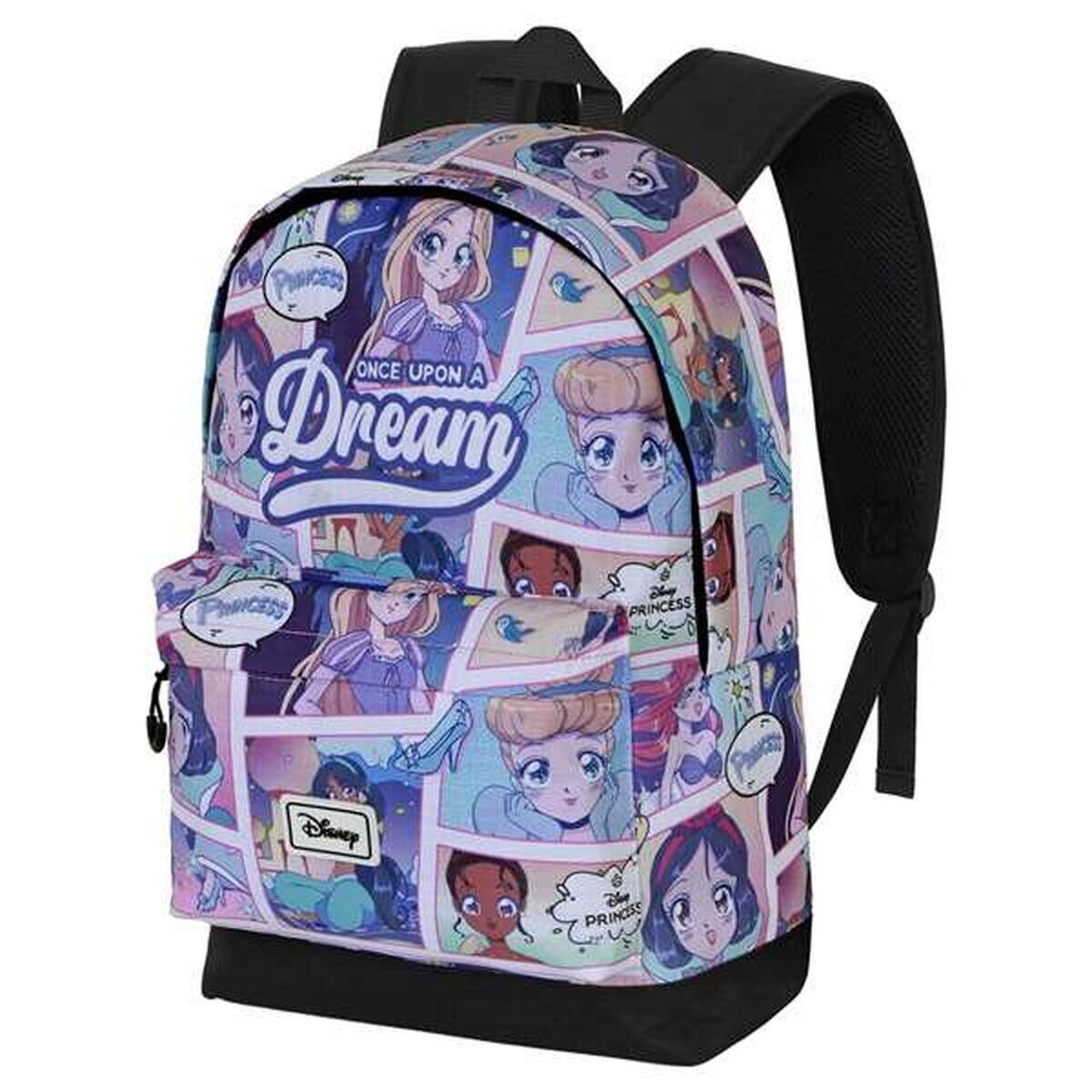 Disney Unisex Fan Hs Plecak 2.2 FAN HS Plecak 2.2 Feeling (1 opakowanie), Wielokolorowa księżniczka, Jeden rozmiar, Plecak FAN HS 2.2