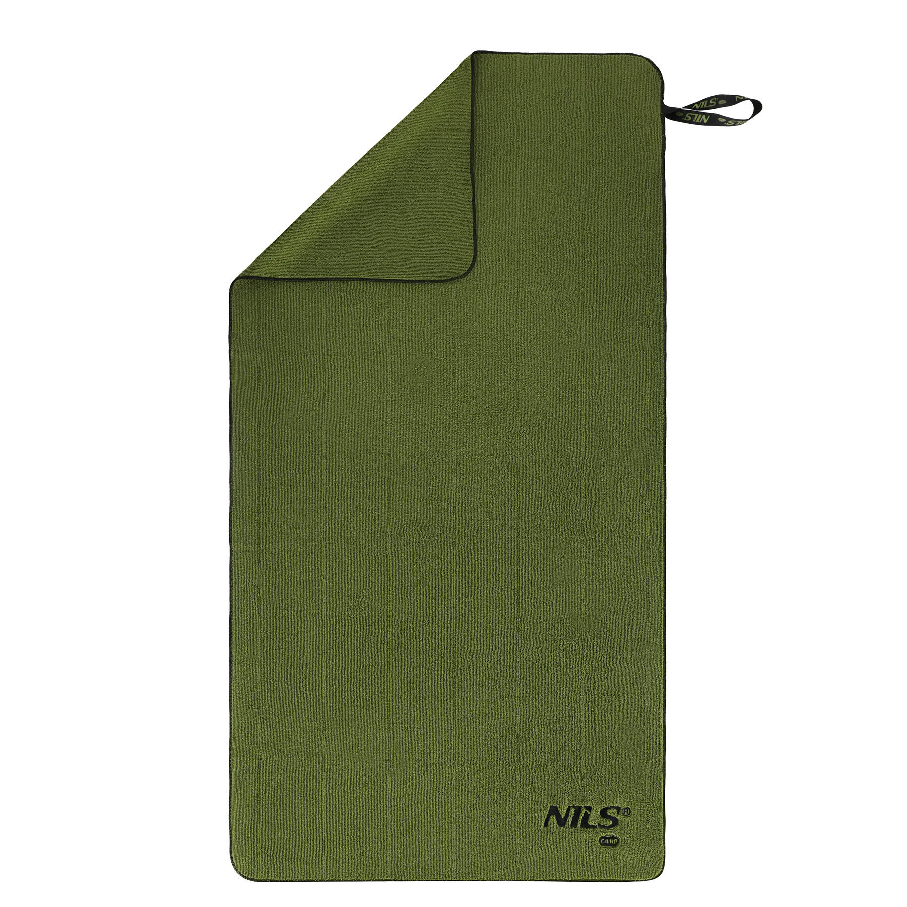 NILS NCR15 RĘCZNIK Z MIKROFIBRY WOJSKOWY KHAKI 120X60 CM SZYBKOSCHNĄCY