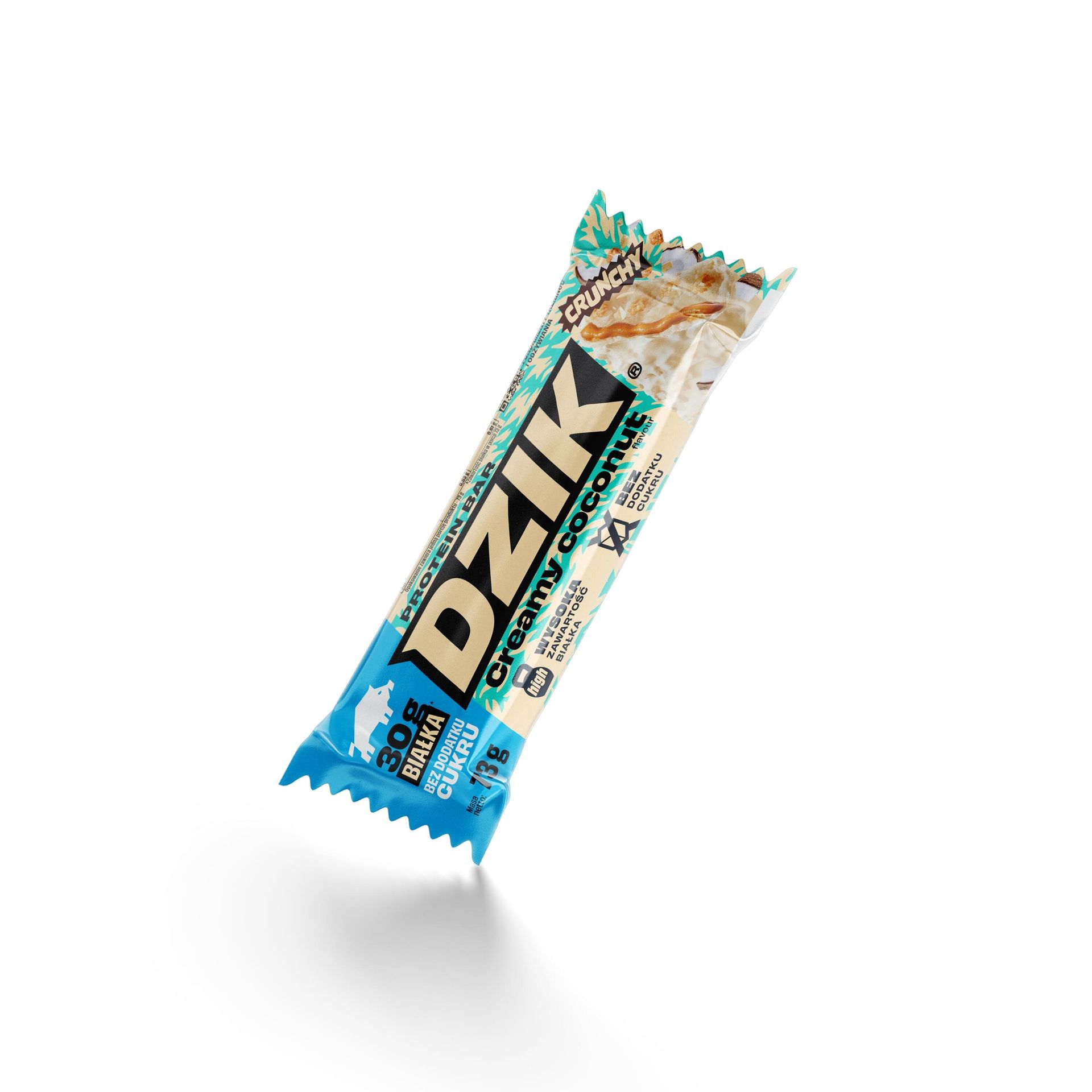 Baton proteinowy Dzik o smaku kokosowym 73 g
