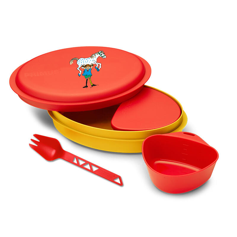 Primus Zestaw turystyczny dla dzieci Meal Set Pippi - red 780860