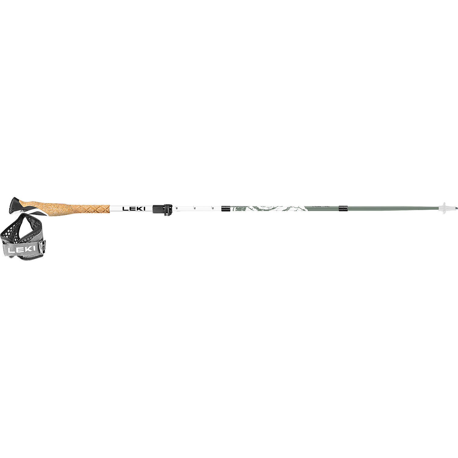 Kije trekkingowe LEKI Cross Trail FX Superlite white/bright red/black