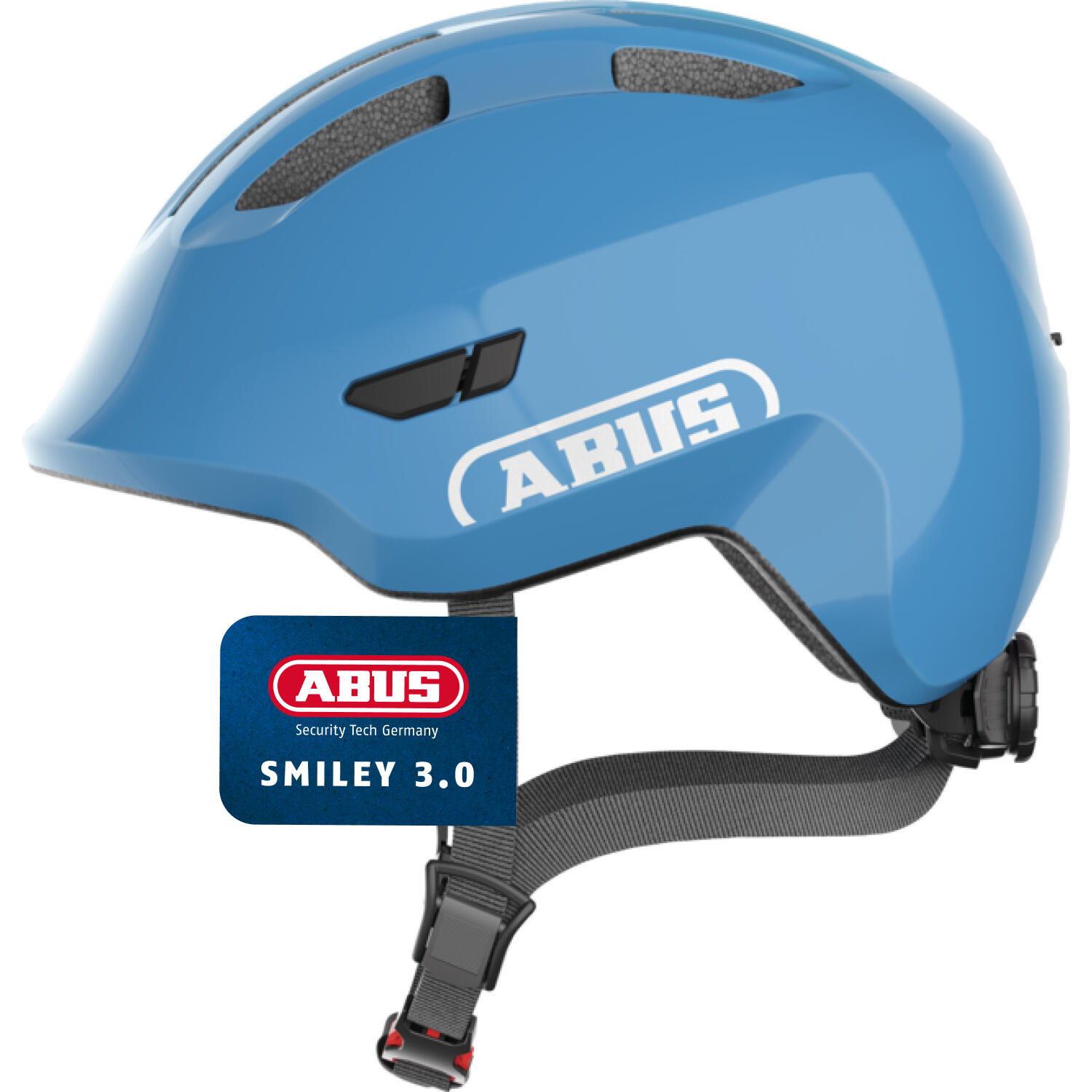 ABUS Smiley 3.0 Helmet Kids, niebieski M | 50-55cm 2022 Kaski dla dzieci