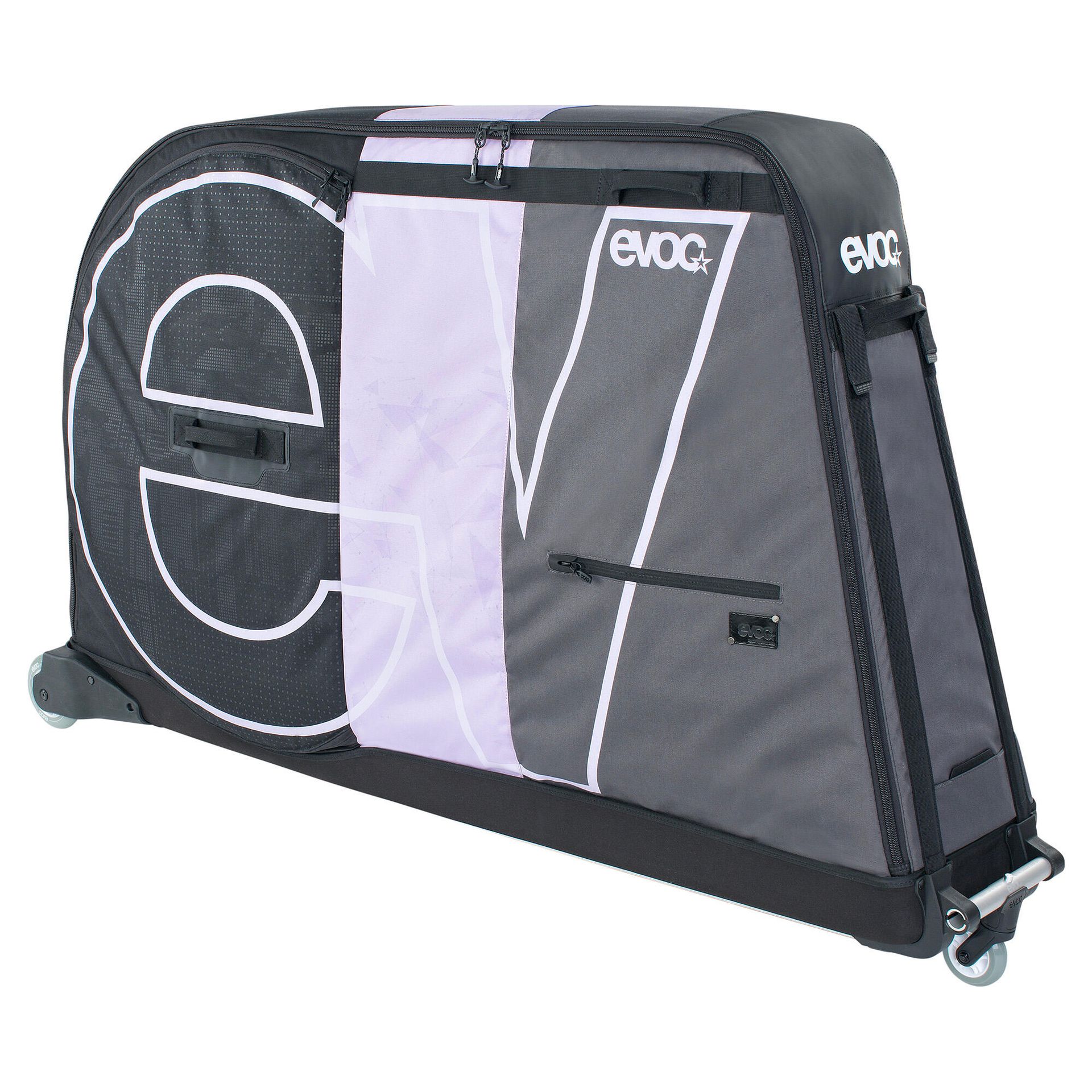 EVOC EVOC Pro Bike Bag, szary/fioletowy  2022 Sakwy i kufry 100410901