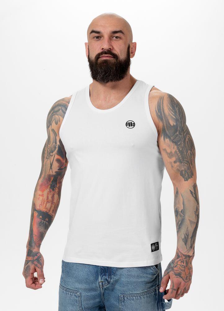 Tank Top Pit Bull Middle Weight 190 Spandex Small Logo '24 - Biały XL